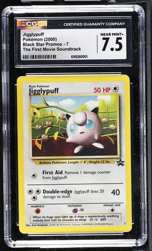 Cgc jigglypuff 7 black - 7,